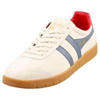 Gola Hurricane Heren Casual Trainers in Off White Moonlight Red Gum, Off White Moonlight Red Gum, 43 EU