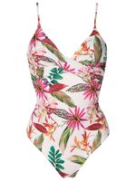 Lygia & Nanny maillot de bain Bianca à fleurs - Blanc