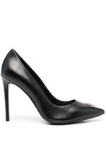 Philipp Plein escarpins 100 mm en cuir - Noir - thumbnail