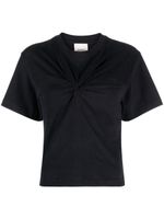 ISABEL MARANT t-shirt Zuria à détail noué - Noir