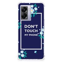 OPPO A77 5G | A57 5G Anti Shock Case Flowers Blue DTMP - thumbnail