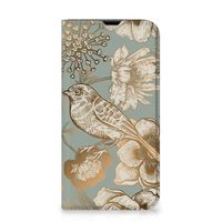 Smart Cover voor iPhone 13 Pro Vintage Bird Flowers