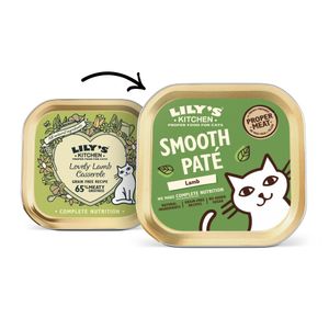 LILY'S KITCHEN CAT SMOOTH PATE LAMB 19X85 GR