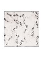 Alexander McQueen AMQ Origami Logo Scarf - Blanc - thumbnail