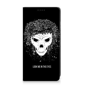 Mobiel BookCase Samsung Galaxy A52 Skull Hair