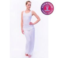 Yogabroek Comfort Flow Wit S-M