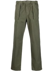 ASPESI pantalon en coton à coupe droite - Vert