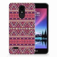 LG K4 (2017) TPU bumper Aztec Paars