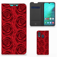 Samsung Galaxy A40 Smart Cover Red Roses - thumbnail