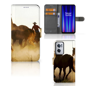 OnePlus Nord CE 2 Telefoonhoesje met Pasjes Design Cowboy