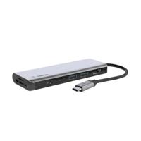 Belkin AVC009BTSGY meerpoorts 7-in-1 USB-C-hub (met 4K HDMI, USB-C, 2 x USB-A, 3,5 mm audio, SD 3.0 en Micro-SD 3.0 voor MacBook Pro, MacBook Air, iPad Pro, XPS en meer)