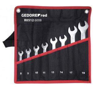 Gedore RED R05126008 3301081 Dubbele steeksleutelset 8-delig