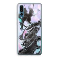 Pastel zwart: Huawei P20 Pro Transparant Hoesje