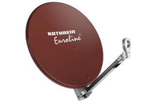 Kathrein KEA 850 Satellietschotel 85 cm Reflectormateriaal: Aluminium Rood, Bruin