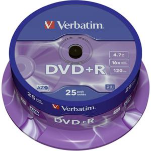 Verbatim 43500 DVD+R disc 4.7 GB 25 stuk(s) Spindel