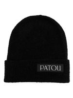 Patou bonnet à patch logo - Noir