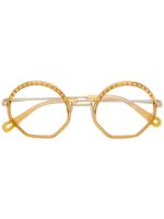 Chloé Eyewear lunettes à monture ronde - Métallisé