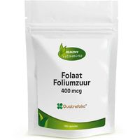 Folaat Foliumzuur | 400 mcg | 100 capsules | Quatrefolic® | vitaminesperpost.nl - thumbnail