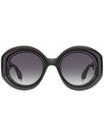 ETRO lunettes de soleil à monture ronde - Noir