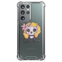 Extreme Case Samsung Galaxy S21 Ultra Boho Skull - thumbnail