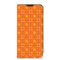 Samsung Galaxy Xcover 6 Pro Hoesje met Magneet Batik Oranje - thumbnail