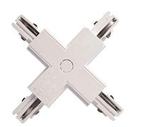 Accessoires voor 3-fasen-railsysteem D LINE - X-connector links-rechts-rechts, 220-240V AC/50-60Hz, wit