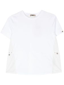 Herno t-shirt à empiècements contrastants - Blanc