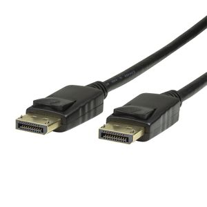 LogiLink CV0077 DisplayPort-kabel DisplayPort Aansluitkabel DisplayPort-stekker, DisplayPort-stekker 10.00 m Zwart