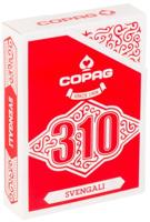 Copag kaartenset Illusie Svengali 9 x 6,7 cm karton rood/wit