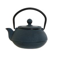 Items Kitchen Theepot Oriental - gietijzer - 600 ml - indigo blauw - thumbnail