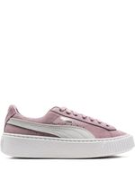 PUMA baskets en daim à plateforme - Rose - thumbnail