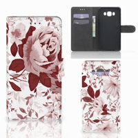 Hoesje Samsung Galaxy J7 2016 Watercolor Flowers