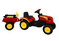 Viking Choice  Traptractor Branson Traptrekker rood met aanhanger