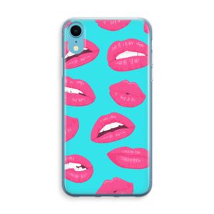 Bite my lip: iPhone XR Transparant Hoesje