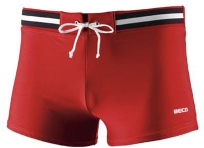 Beco zwembroek heren polyamide/elastaan zwart/wit Beco zwembroek heren polyamide/elastaan zwart/wit