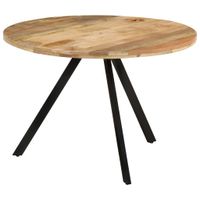 Eettafel 110x75 cm massief mangohout - thumbnail