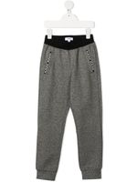 BOSS Kidswear pantalon de jogging à logo brodé - Gris