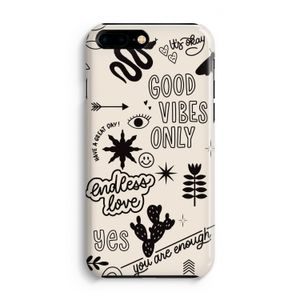 Good vibes: Volledig Geprint iPhone 7 Plus Hoesje