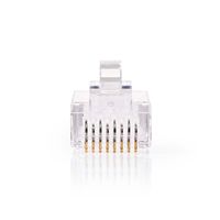 Nedis RJ45-Connector | Male | Solid UTP CAT6 | 10 Stuks | 1 stuks - CCGB89304TP CCGB89304TP