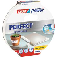 tesa PERFECT 56339-00003-01 Textieltape tesa extra Power Wit (l x b) 25 m x 19 mm 1 stuk(s) - thumbnail