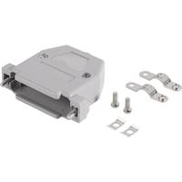 TRU COMPONENTS 1579085 D-sub behuizing Aantal polen: 25 Kunststof Grijs 1 stuk(s)