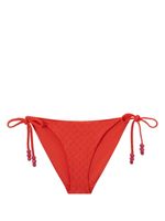 Jimmy Choo bas de bikini Aubrie à design monogrammé - Rouge - thumbnail