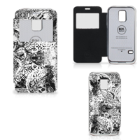 Telefoonhoesje met Naam Samsung Galaxy S5 Mini Skulls Angel