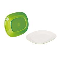 Bo-Camp - Schaal - 100% Melamine - 31x25x3 cm - Two-tone lime