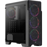 Aerocool Ore Tempered Glass tower behuizing 2x USB-A 2.0, USB-A 3.2 (5 Gbit/s), 2x Audio, Window-kit - thumbnail