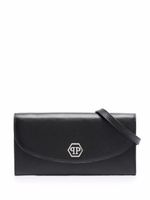 Philipp Plein pochette Hexagon à plaque logo - Noir