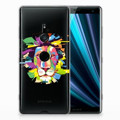 Sony Xperia XZ3 Telefoonhoesje met Naam Lion Color