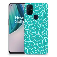 OnePlus Nord N10 5G Hoesje maken Cracks Blue