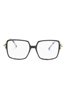 TOM FORD Eyewear lunettes de vue à effet écailles de tortue - Noir