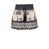 Jill & Mitch by Shoeby rok Verdi met all over print ecru/blauw